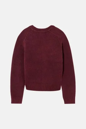 60s Shrunken Sweater - Plum