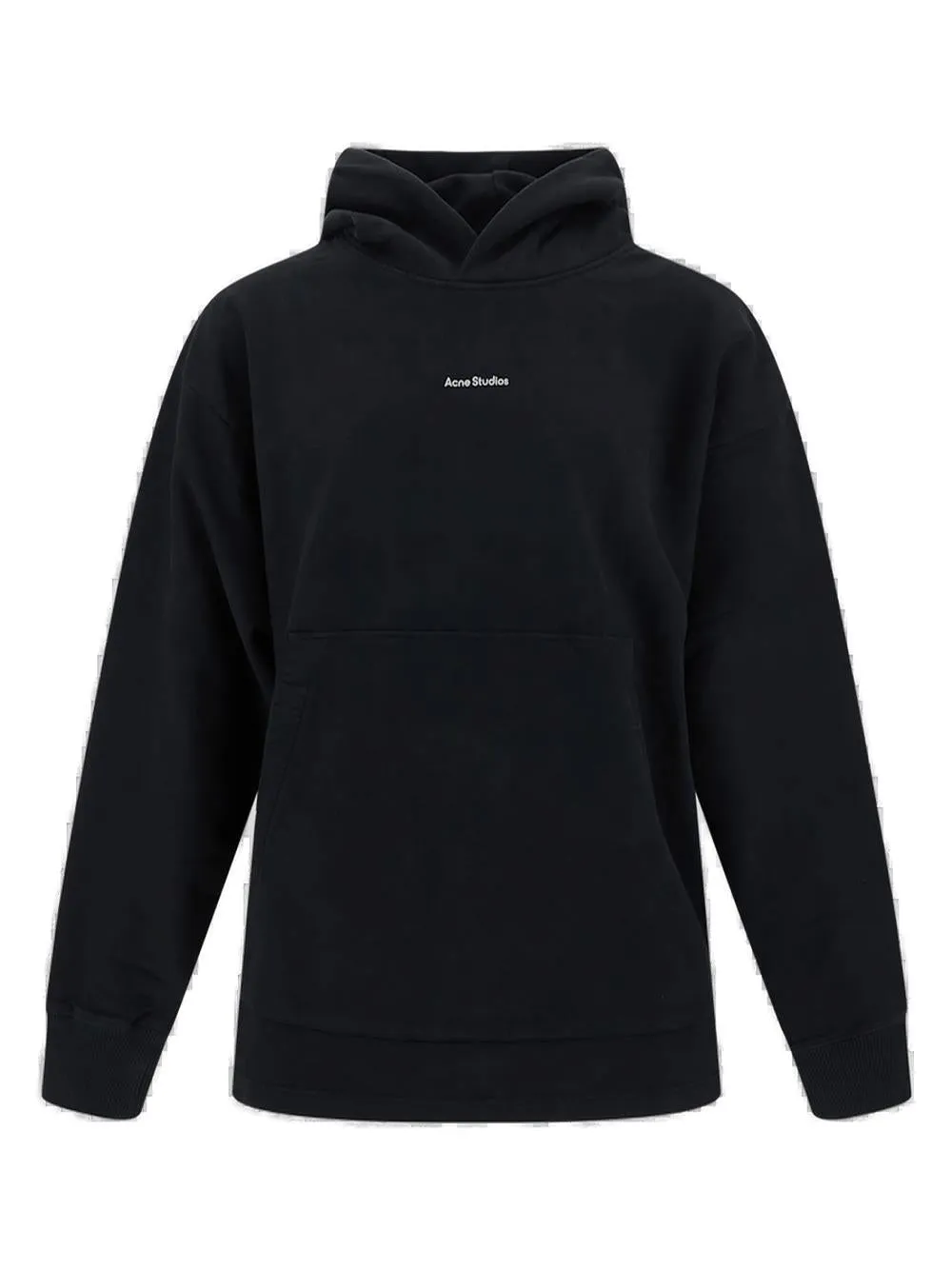 Acne Studios Logo Printed Long-Sleeved Hoodie