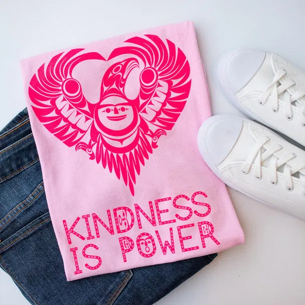 Anti-Bullying Youth T-shirt - Kindness is Power by Francis Horne Sr