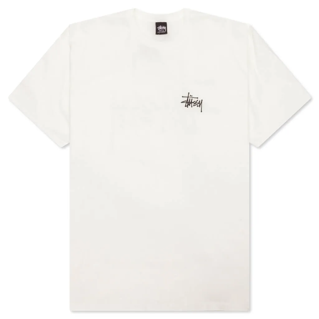 Basic Stussy Pigment Dyed Tee - Natural