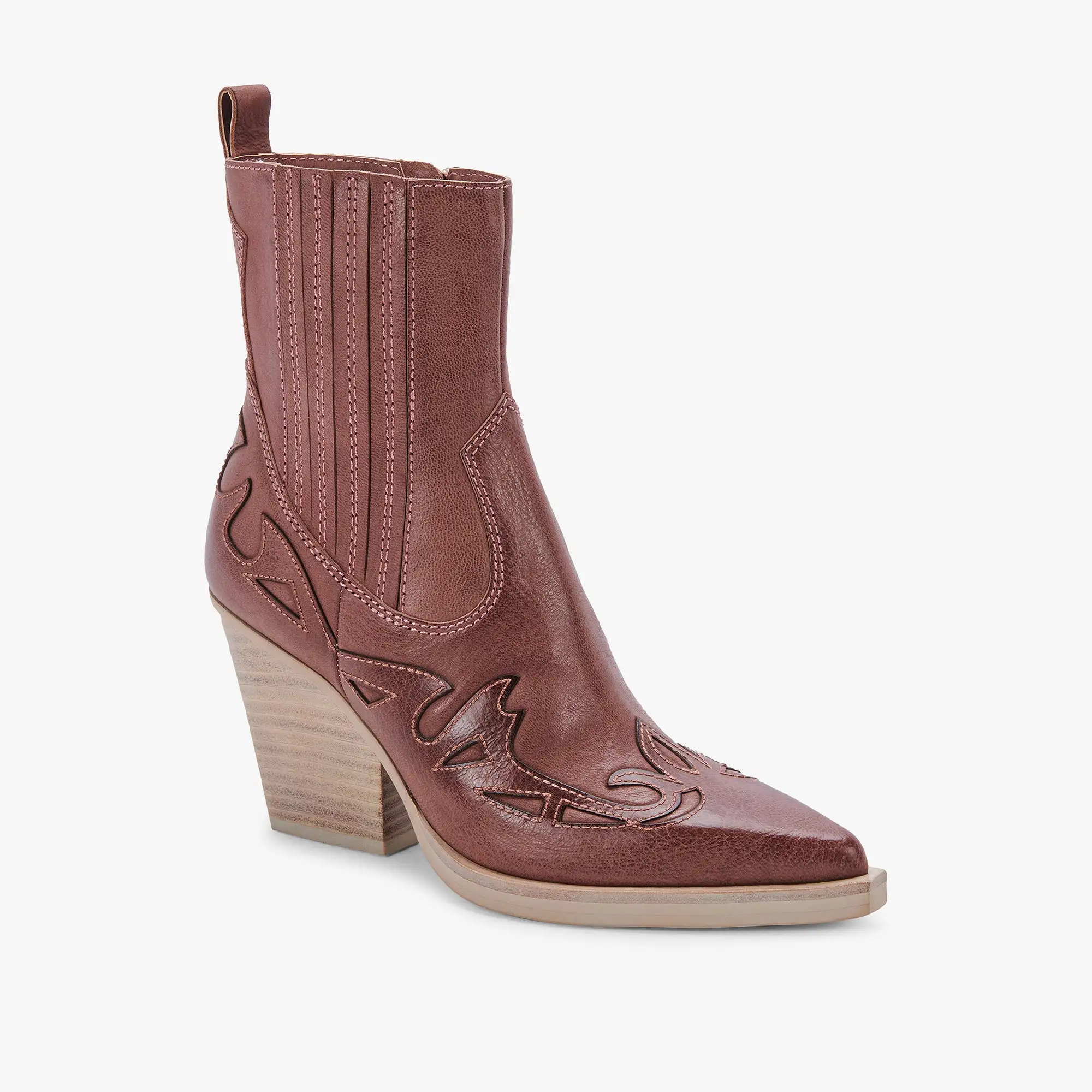 BEAUX BOOTS ROSE LEATHER