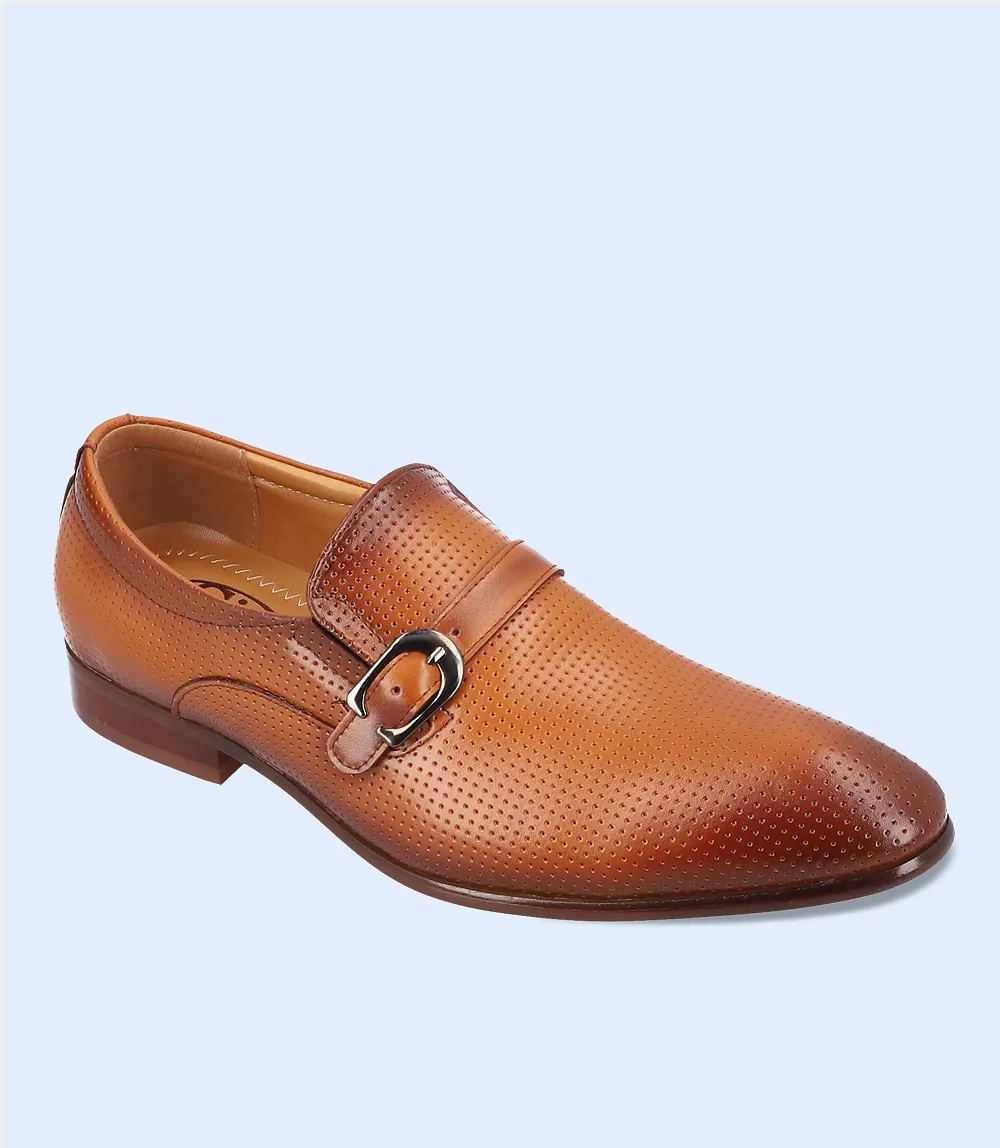 BM4126-TAN-Men Formal Slip-on's