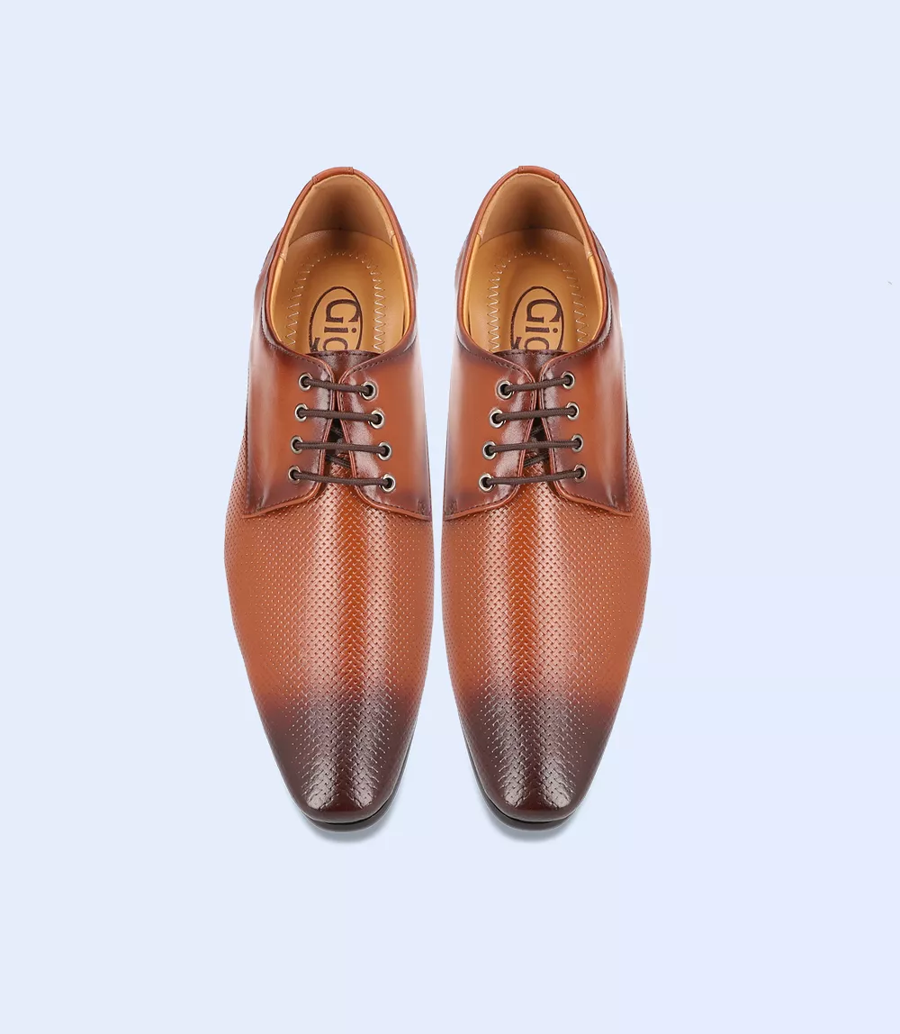 BM4133-BROWN-Men Formal Lace Up's