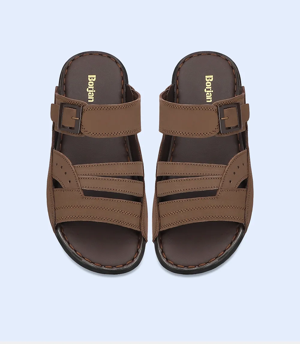 BM4697-CHOCO-Men Slippers