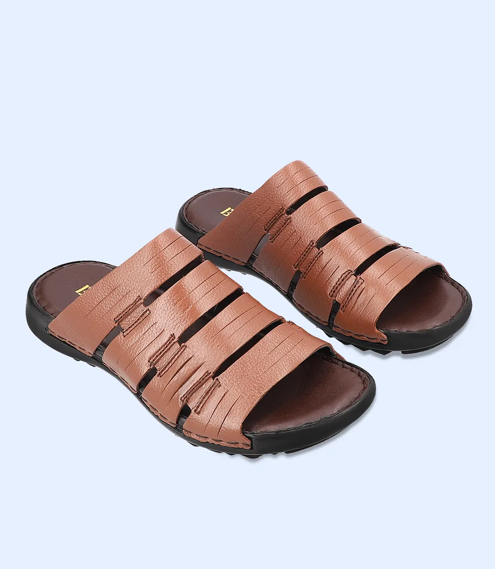 BM4733-TAN-Men Slipper