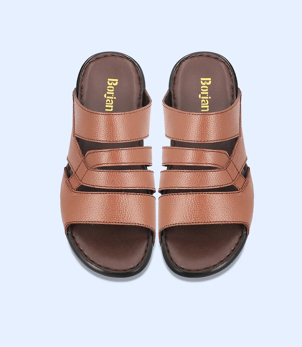 BM4737-TAN-Men Slipper