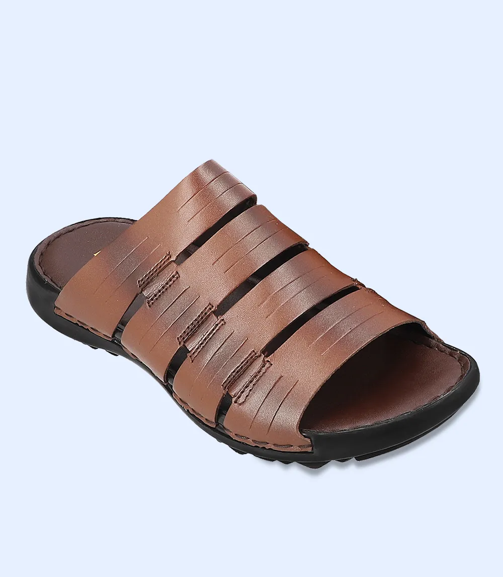 BM4739-BROWN-Men Slipper