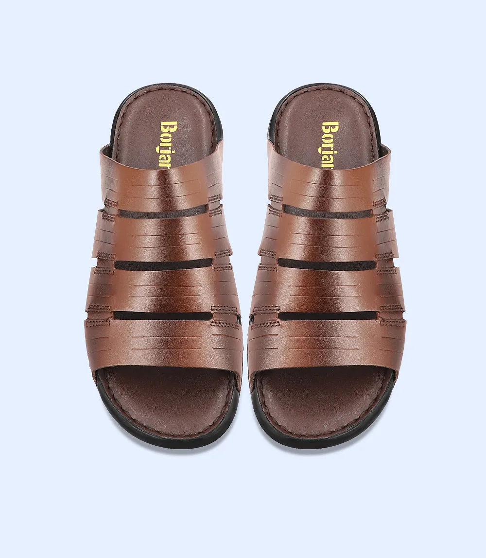 BM4739-BROWN-Men Slipper