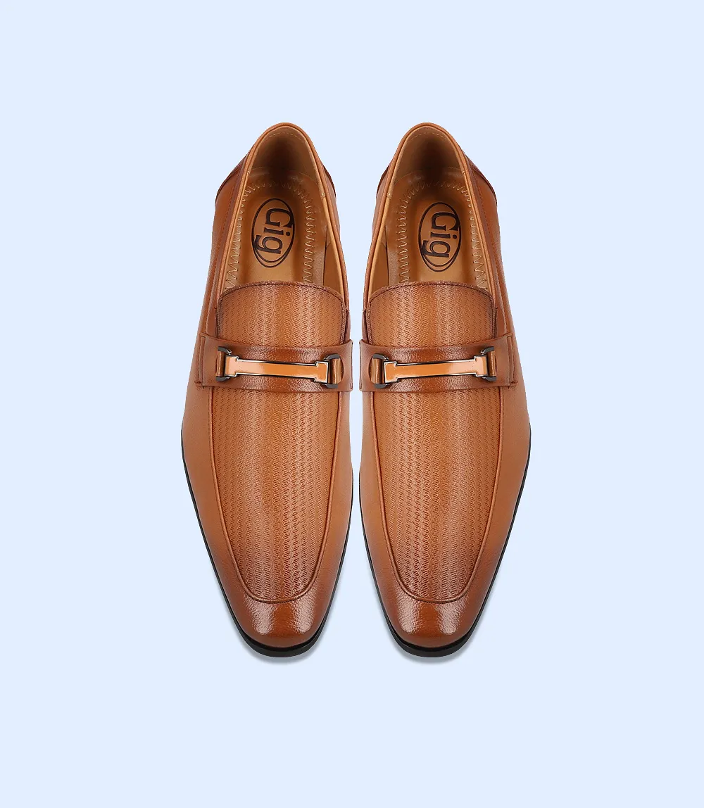 BM5057-TAN-Men Formal Slip-on's