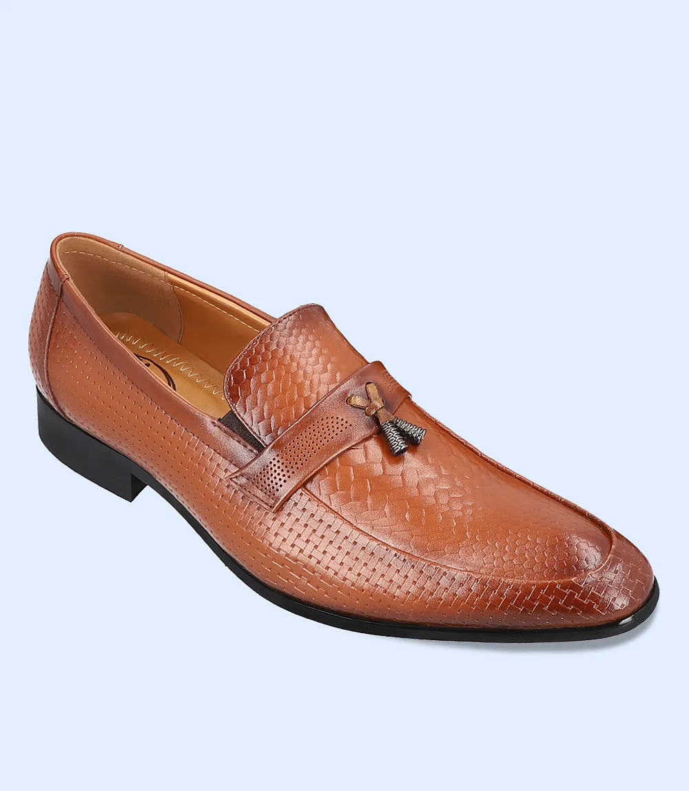 BM5109-BROWN-Men Formal Slip-on's