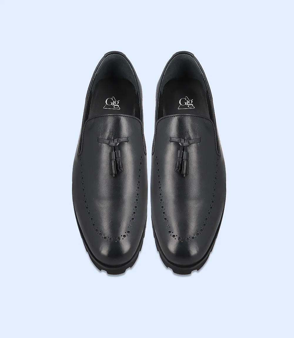 BM5159-BLACK-Men Formal Slip-on's