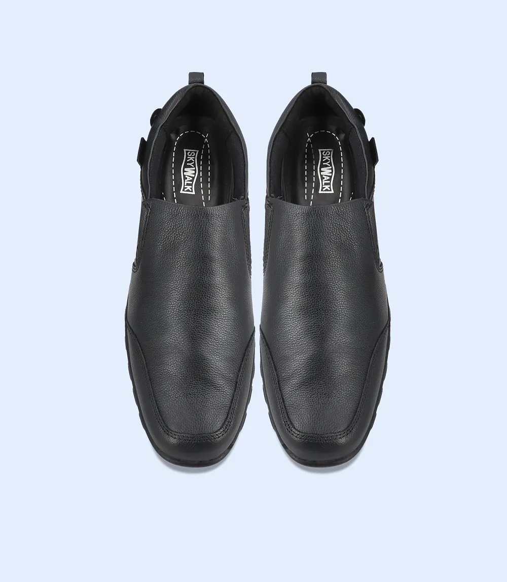 BM5199-BLACK-Men Comfort Life Style Shoes