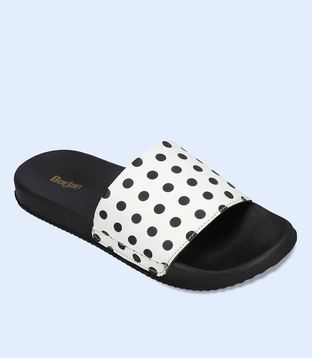 BW8026-WHITE-Women Sliders