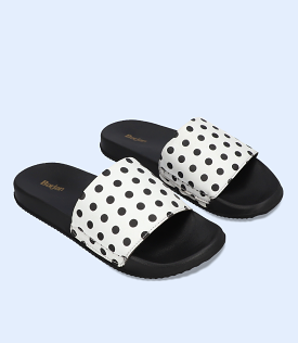 BW8026-WHITE-Women Sliders