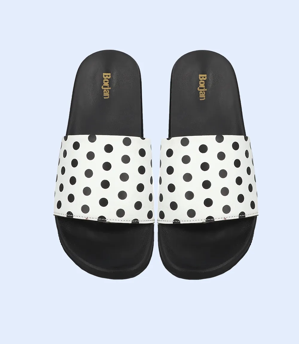 BW8026-WHITE-Women Sliders