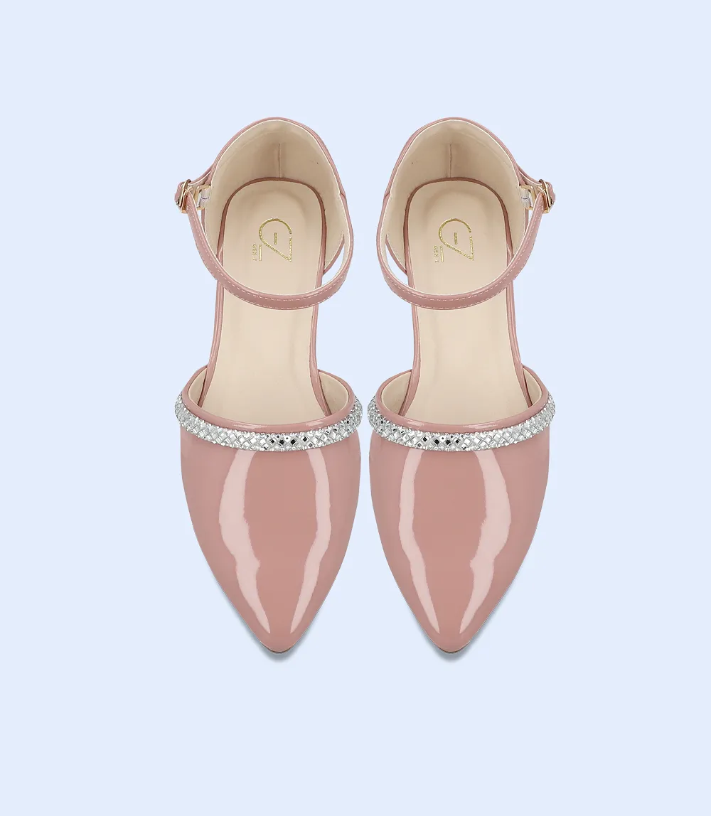 BW8147-NUDE-Women Casual Pumps