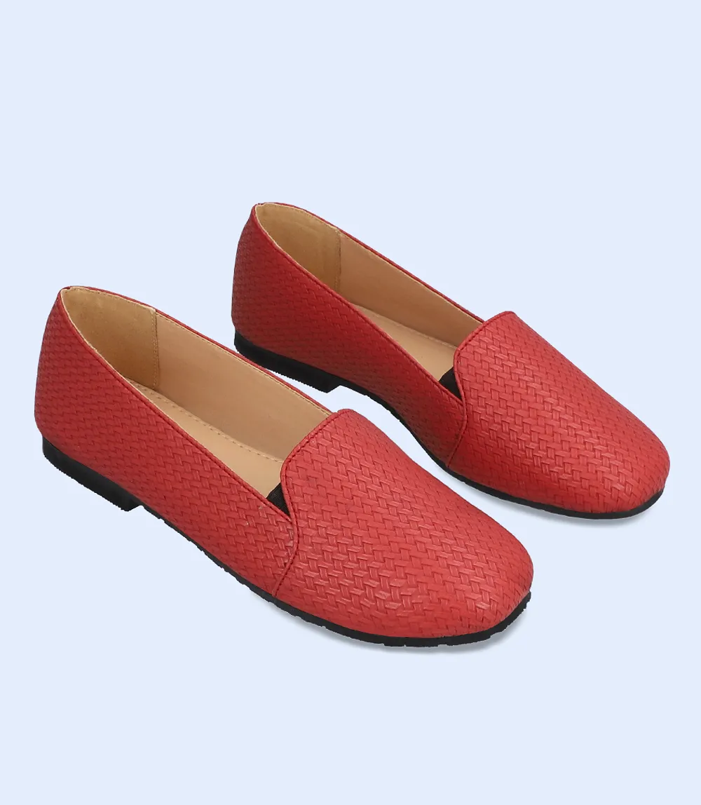 BW8306-MAROON-Women Casual Pumps