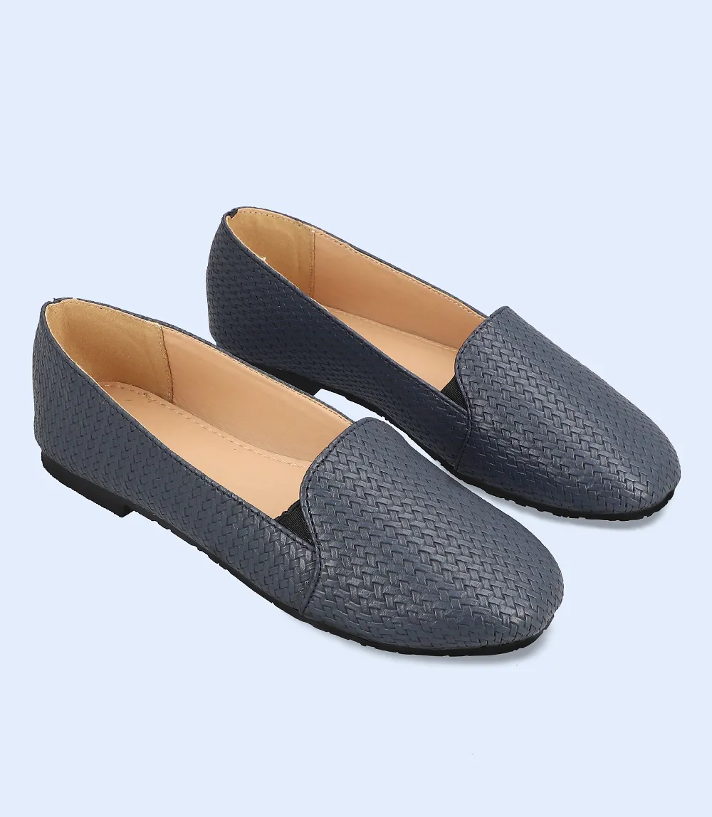 BW8306-NAVY-Women Casual Pumps