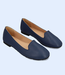 BW8307-NAVY-Women Casual Pumps