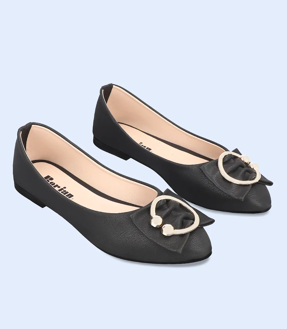 BW8499-BLACK-Women Casual Pumps