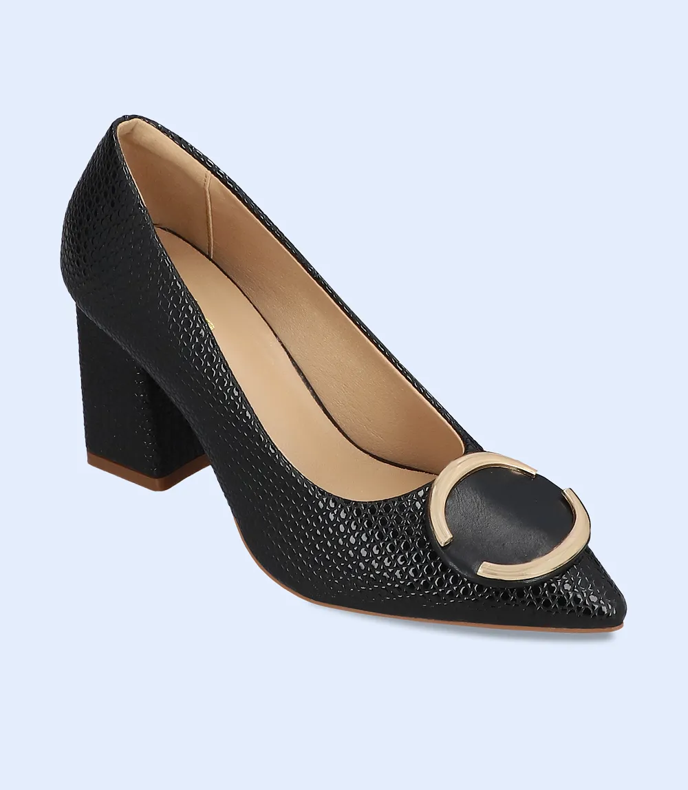 BW8614-BLACK-Women Casual Court Shoes