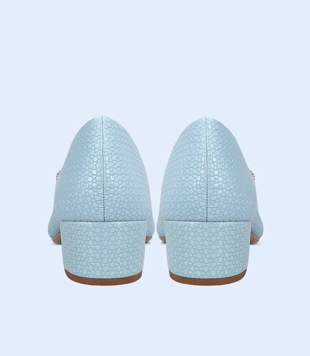 BW8634-BLUE-Women Casual Court Shoes