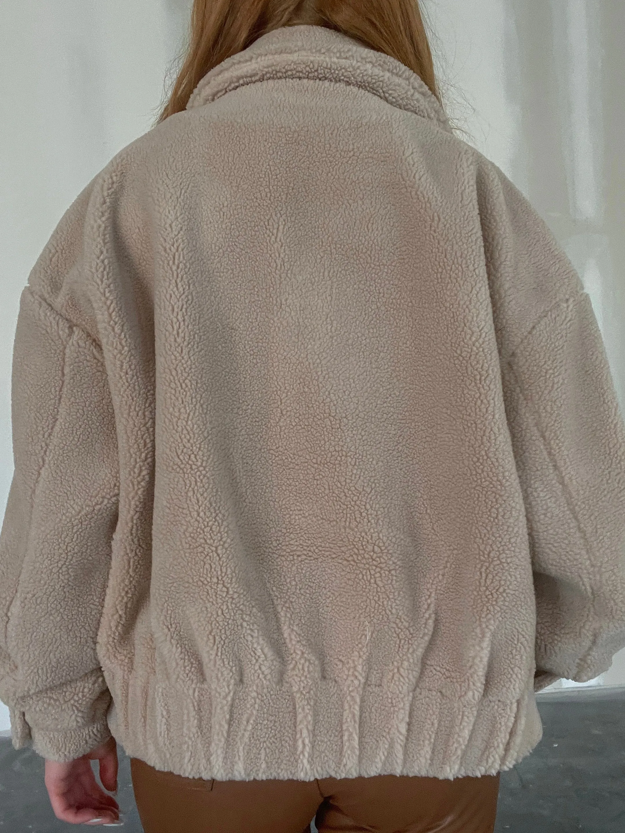 C'EST MOI Sherpa Crop Jacket