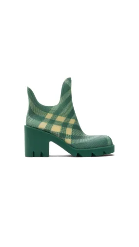 Check Rubber Marsh Heel Boots - Primrose