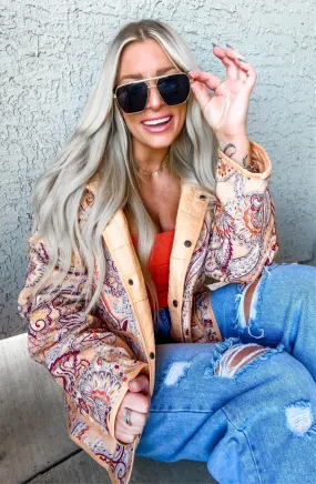 Chic Calling Paisley Print Jacket