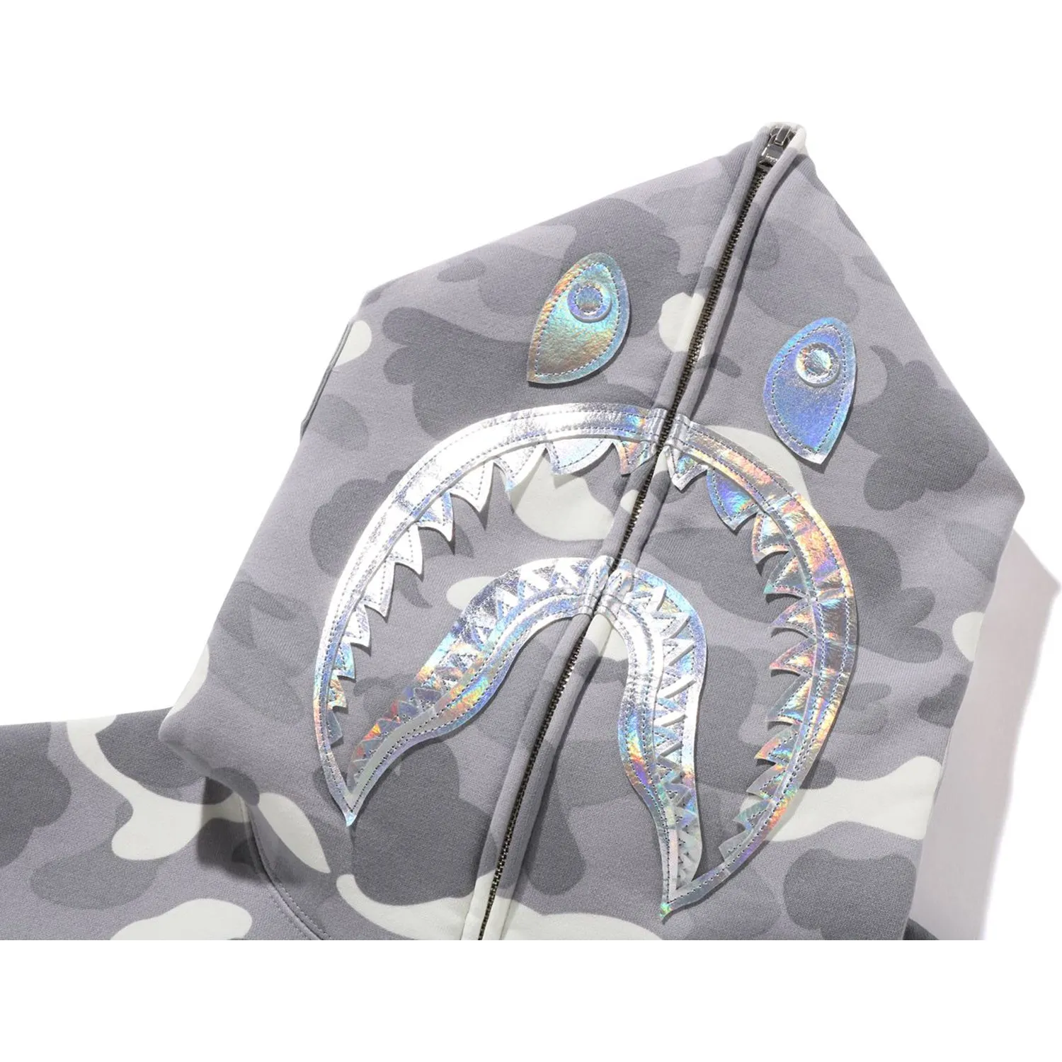 CITY CAMO SHARK FULL ZIP HOODIE MENS