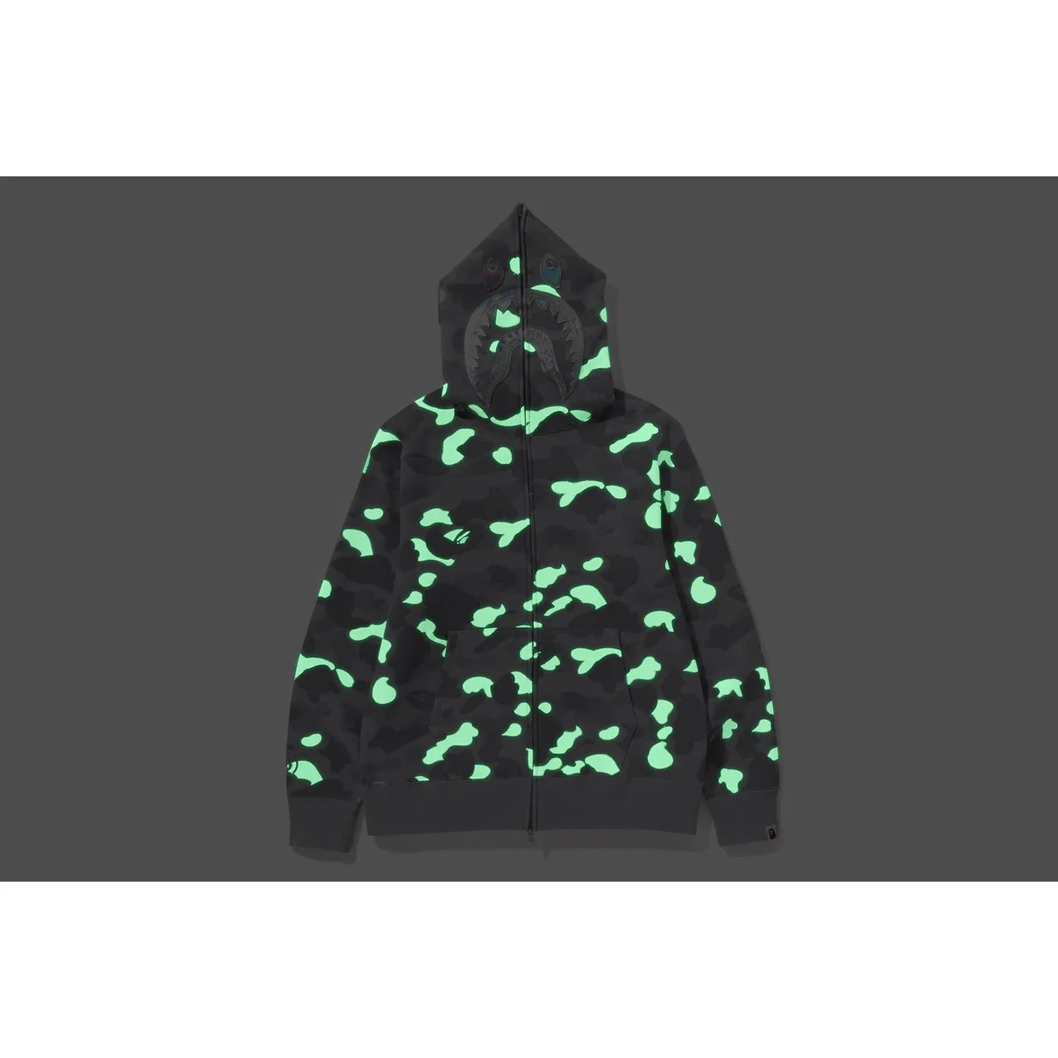 CITY CAMO SHARK FULL ZIP HOODIE MENS