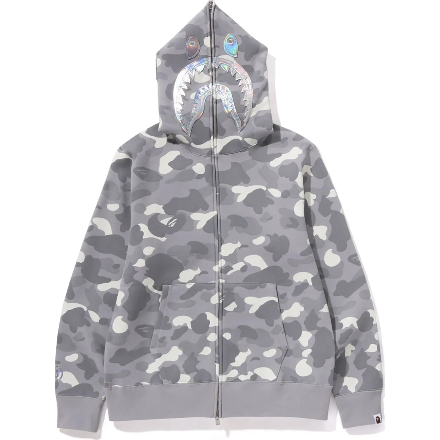 CITY CAMO SHARK FULL ZIP HOODIE MENS