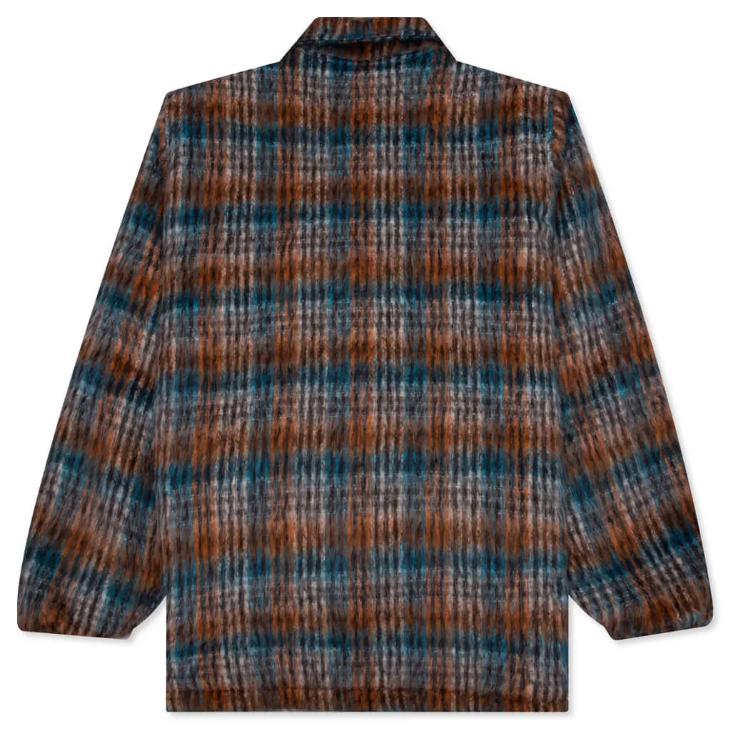 Coach Jacket Shaggy - Brown/Blue