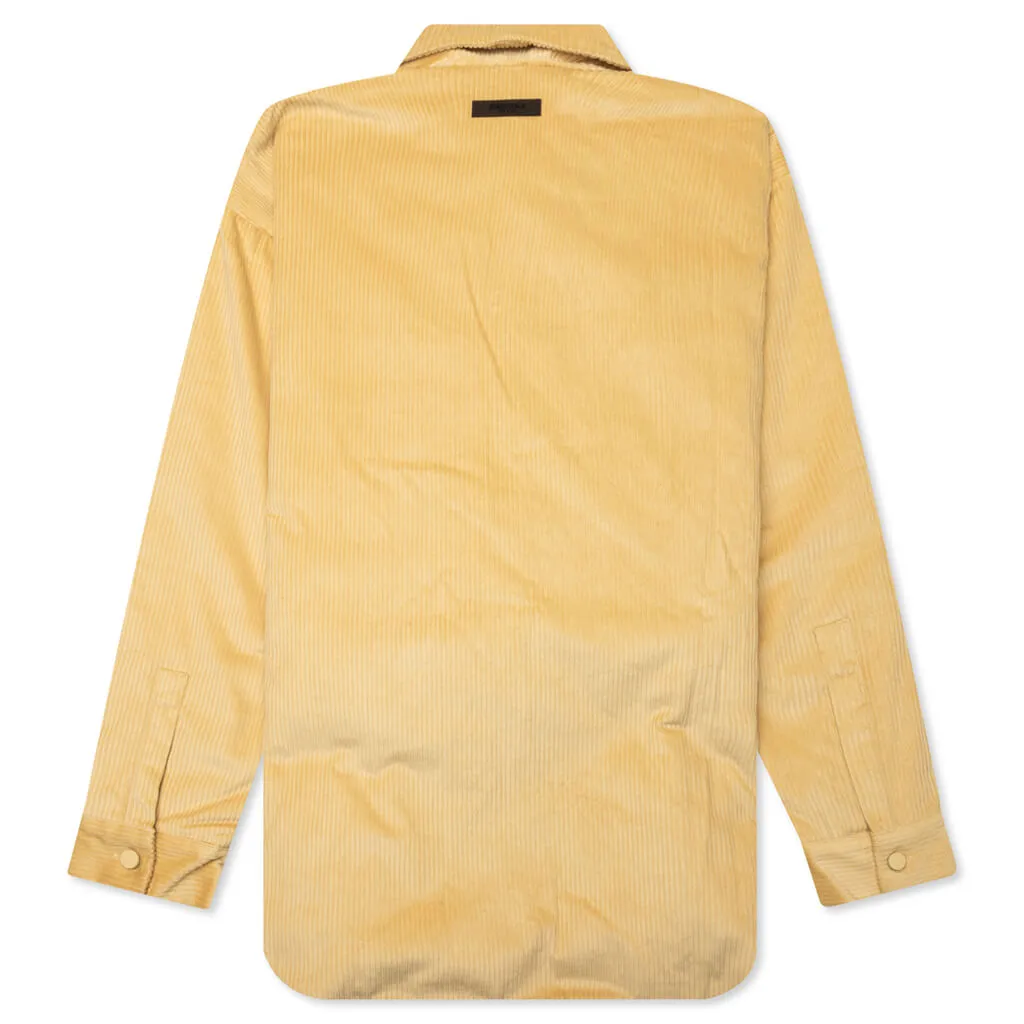 Corduroy Shirt Jacket - Light Tuscan