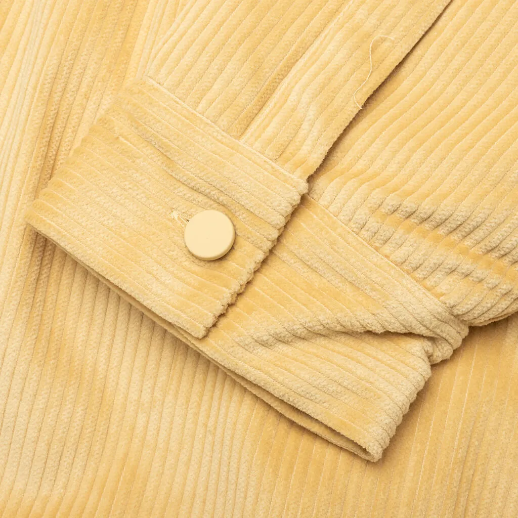 Corduroy Shirt Jacket - Light Tuscan