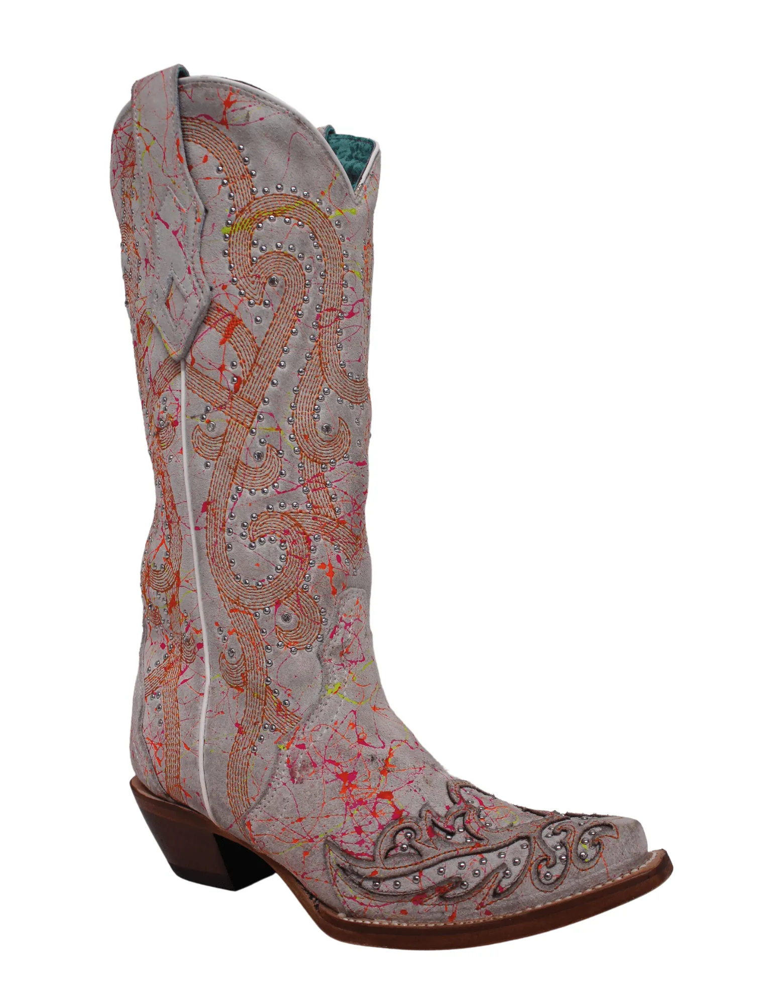 Corral Womens Multi Color Overlay Boots