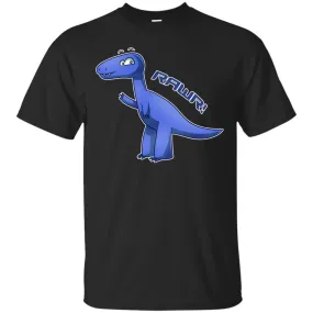 CUTE ANIMALS - Blue TRex T Shirt & Hoodie