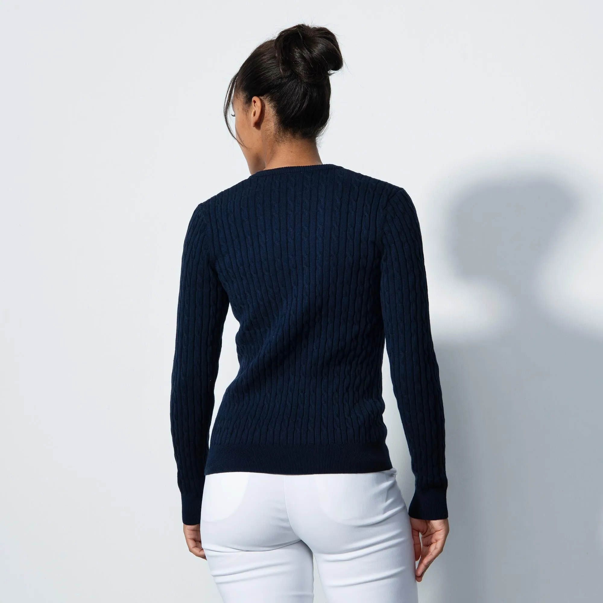 Daily Sports Madelene Ladies Knitted Sweater Navy