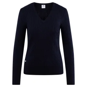 Daily Sports Madelene Ladies Knitted Sweater Navy