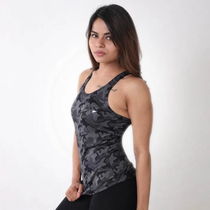 Dark Knight Camo Racerback Women's Tank Top- Sale