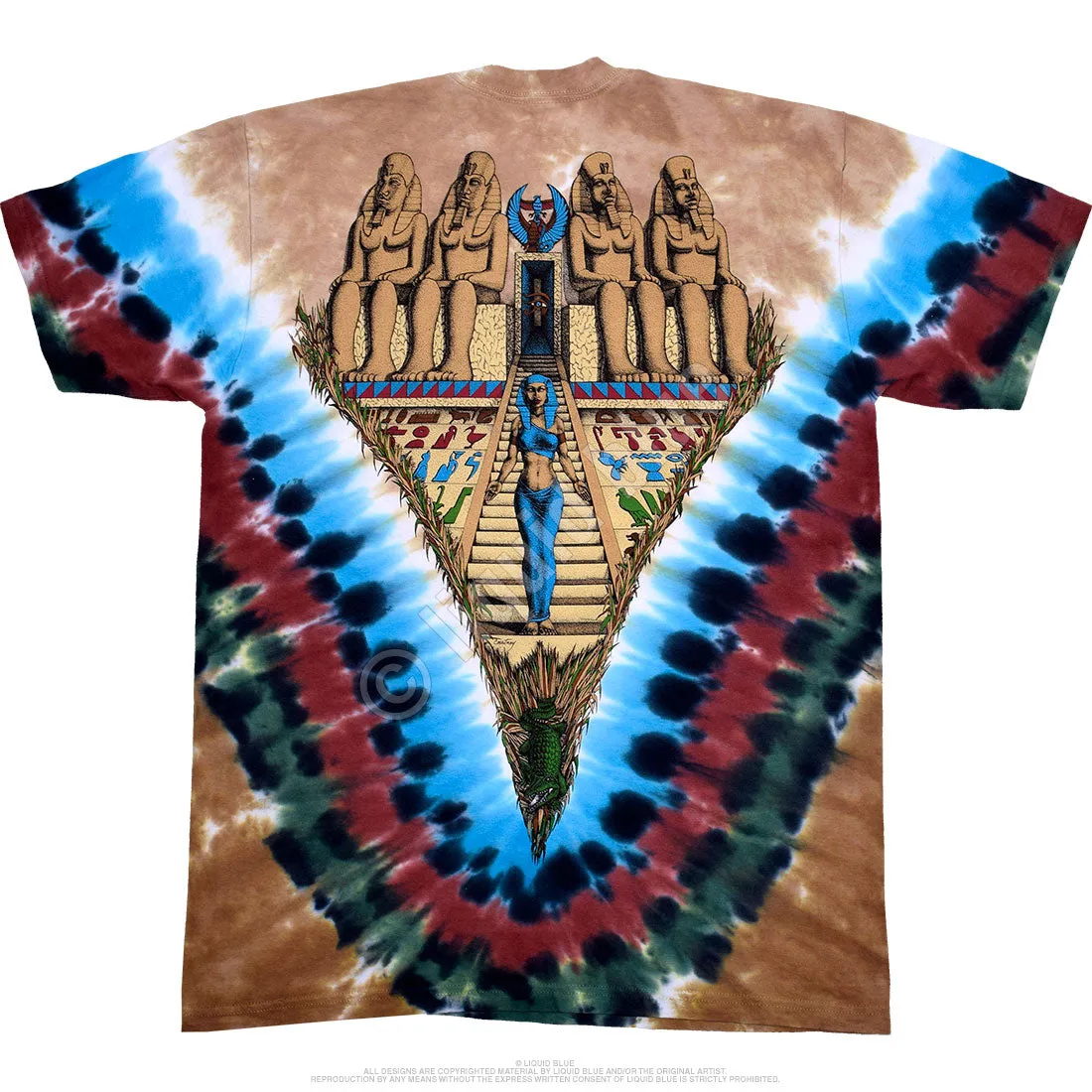 Egyptian Tie-Dye Double Sided T-Shirt