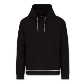 Emporio Armani - Waist Logo Hoodie in Black