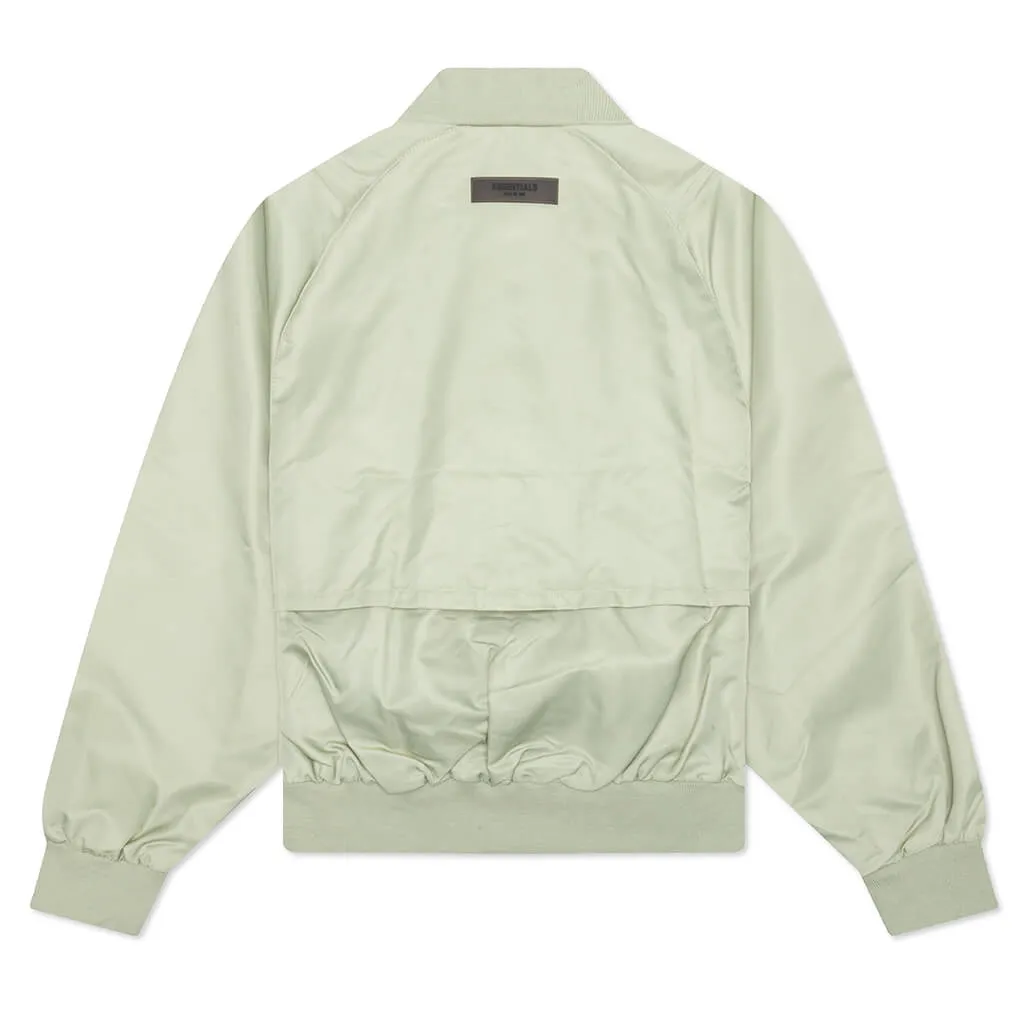 Essentials Kid's Baseball Jacket - Seafoam