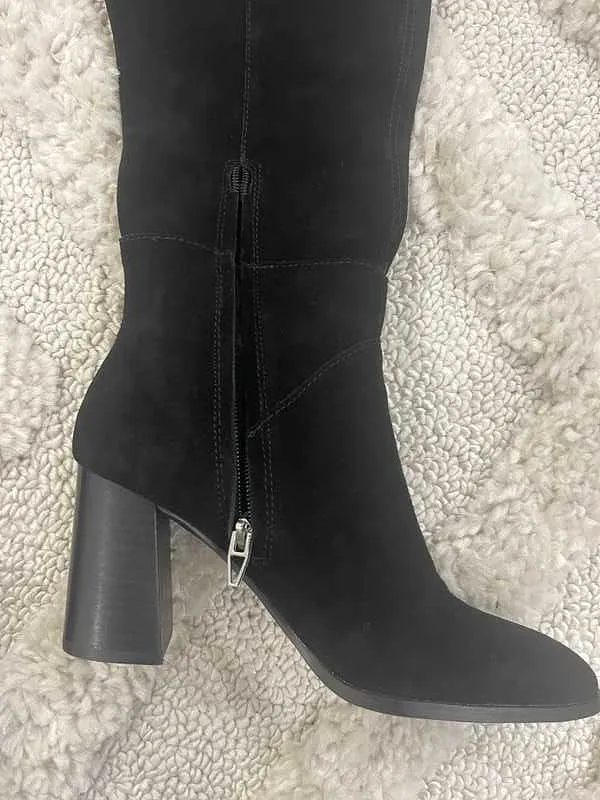 FYNN BOOTS BLACK SUEDE - re:vita