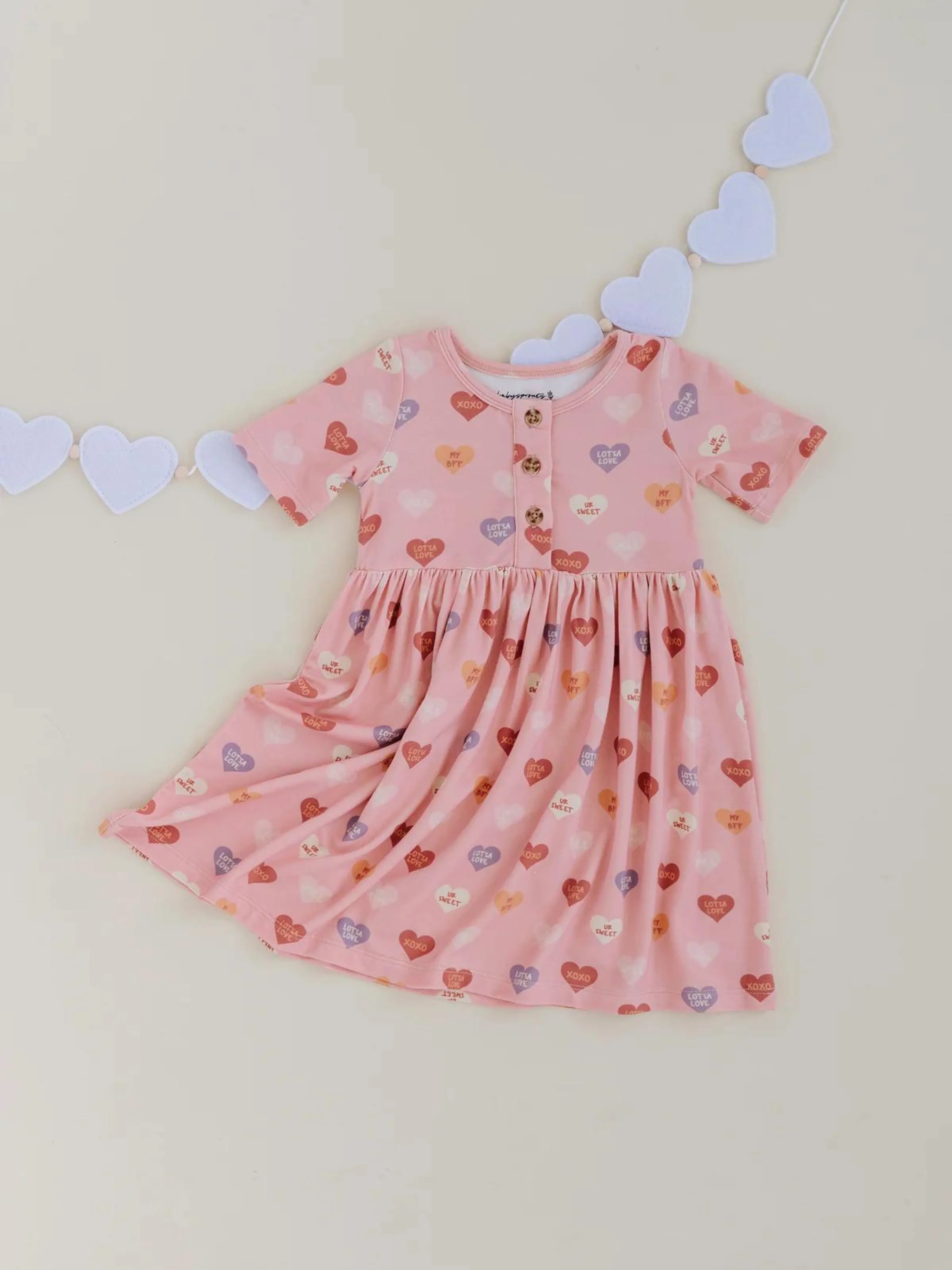 Girls Heart Dress - Girl