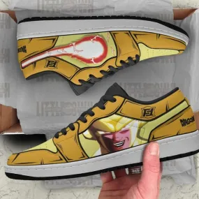 Golden Frieza JD Low Top Sneakers Custom Dragon Ball Anime Shoes