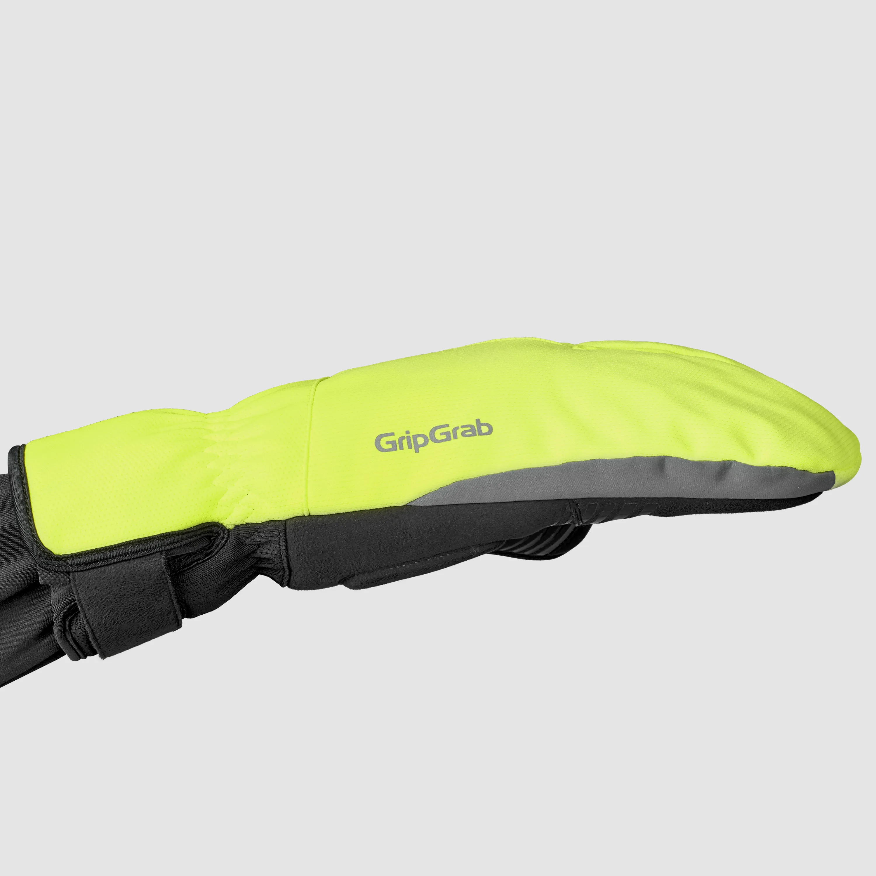 Gripgrab Nordic 2 Windproof Deep Winter Lobster Gloves Yellow Hi-Vis | Buy Gripgrab Nordic 2 Windproof Deep Winter Lobster Glove