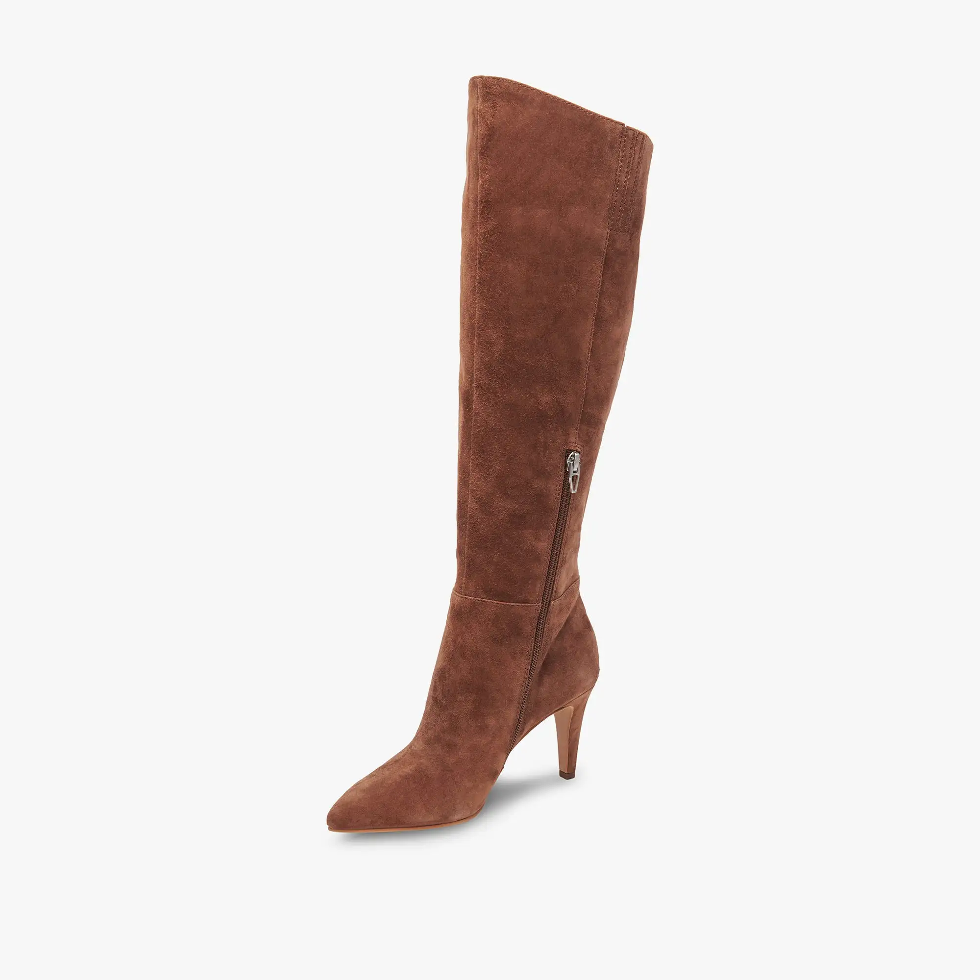 HAZE WIDE CALF BOOTS COCOA SUEDE