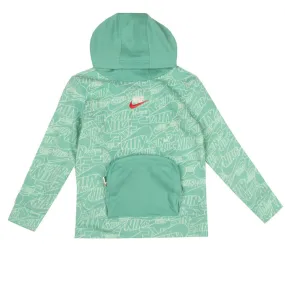 HOODIE LOGO ALL OVER Boy Light Blue