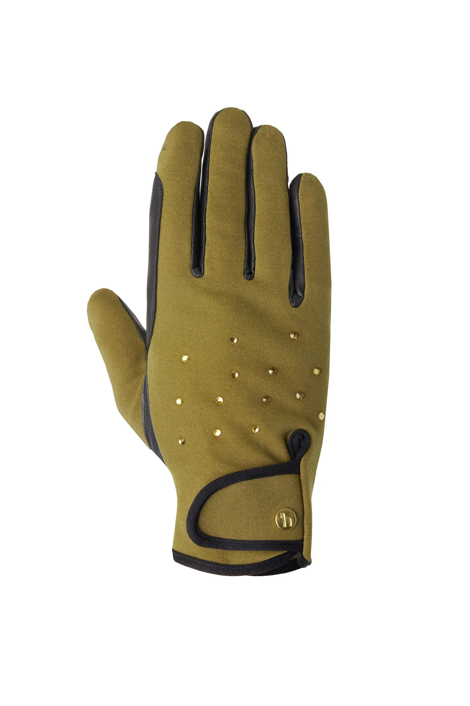 Horze Joana Winter Riding Gloves with Rhinestones